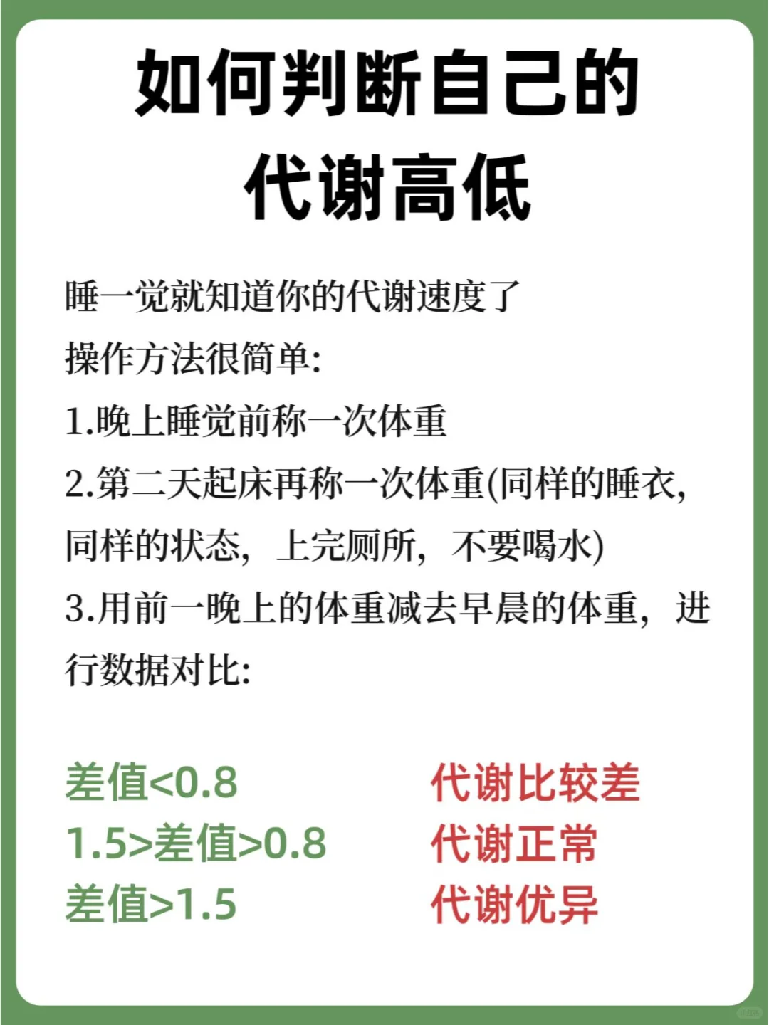 轻松养成易瘦体质！20个代谢提升好习惯🔥