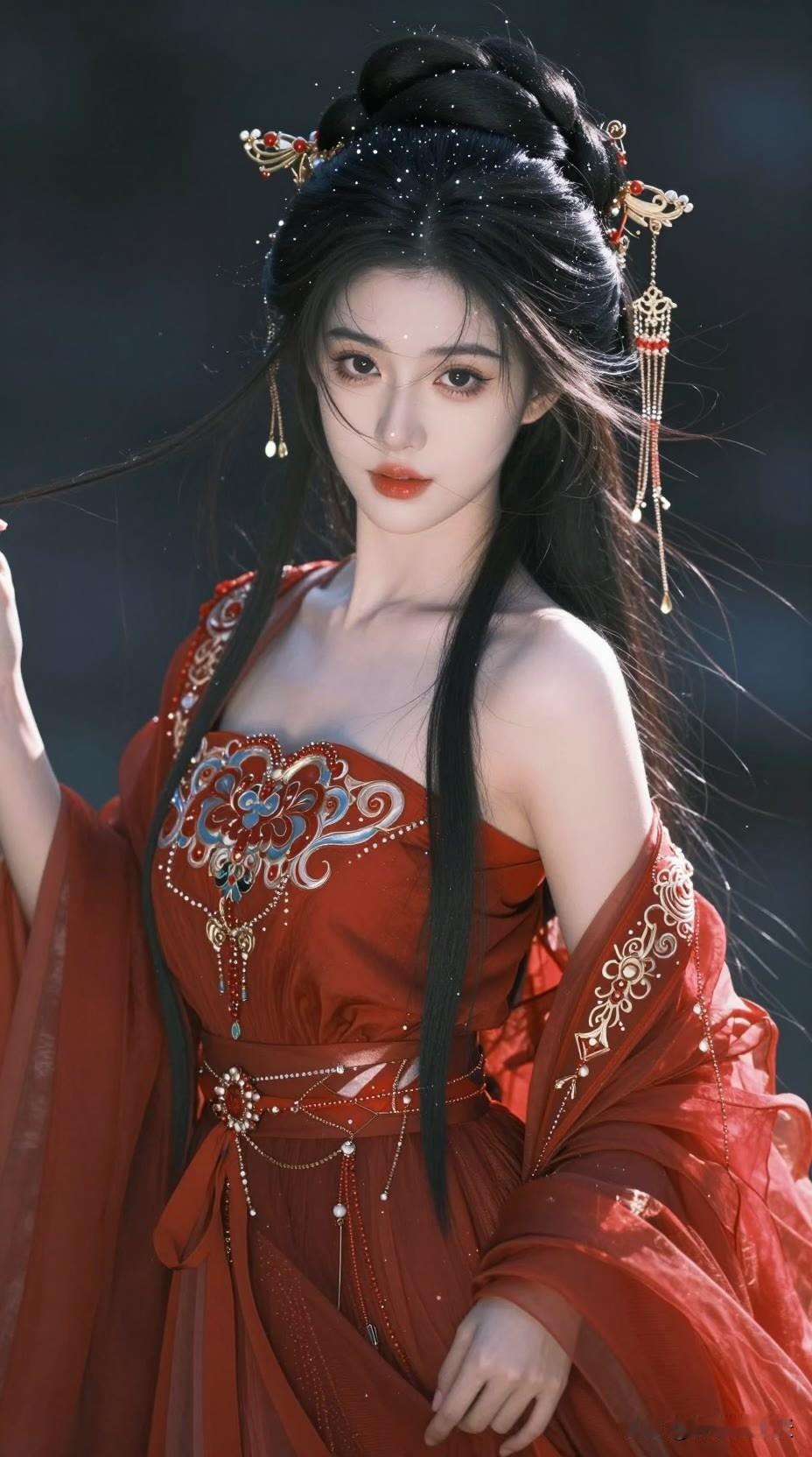偏我来时不逢春，偏我走时春满城。美女人像群 高清美女 高雅气质美女 古风