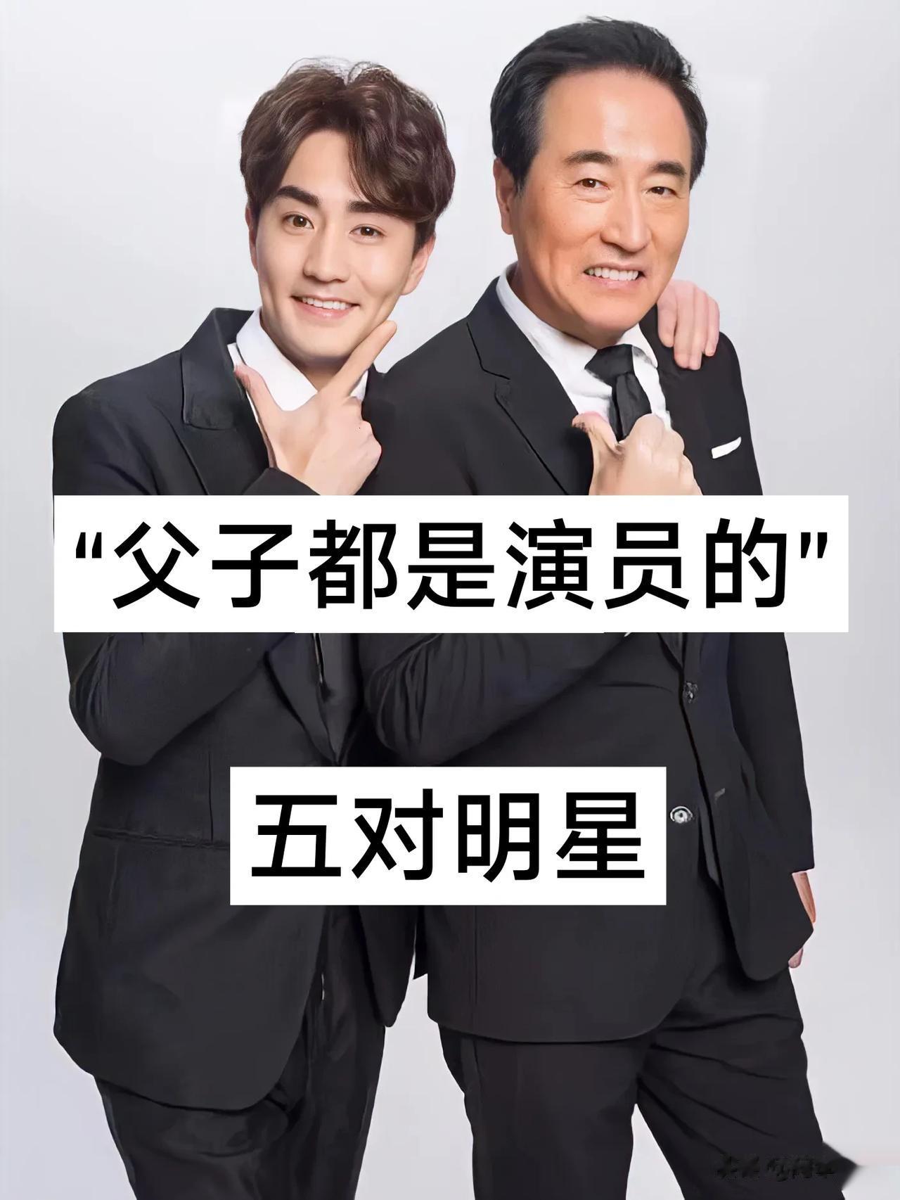 “父子都是演员”的 五对明星