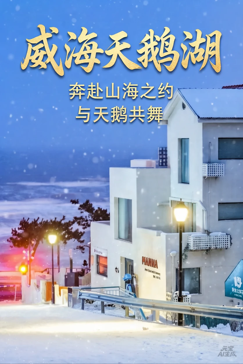 🦢冬日的威海，是藏在北纬37度的浪漫秘境。