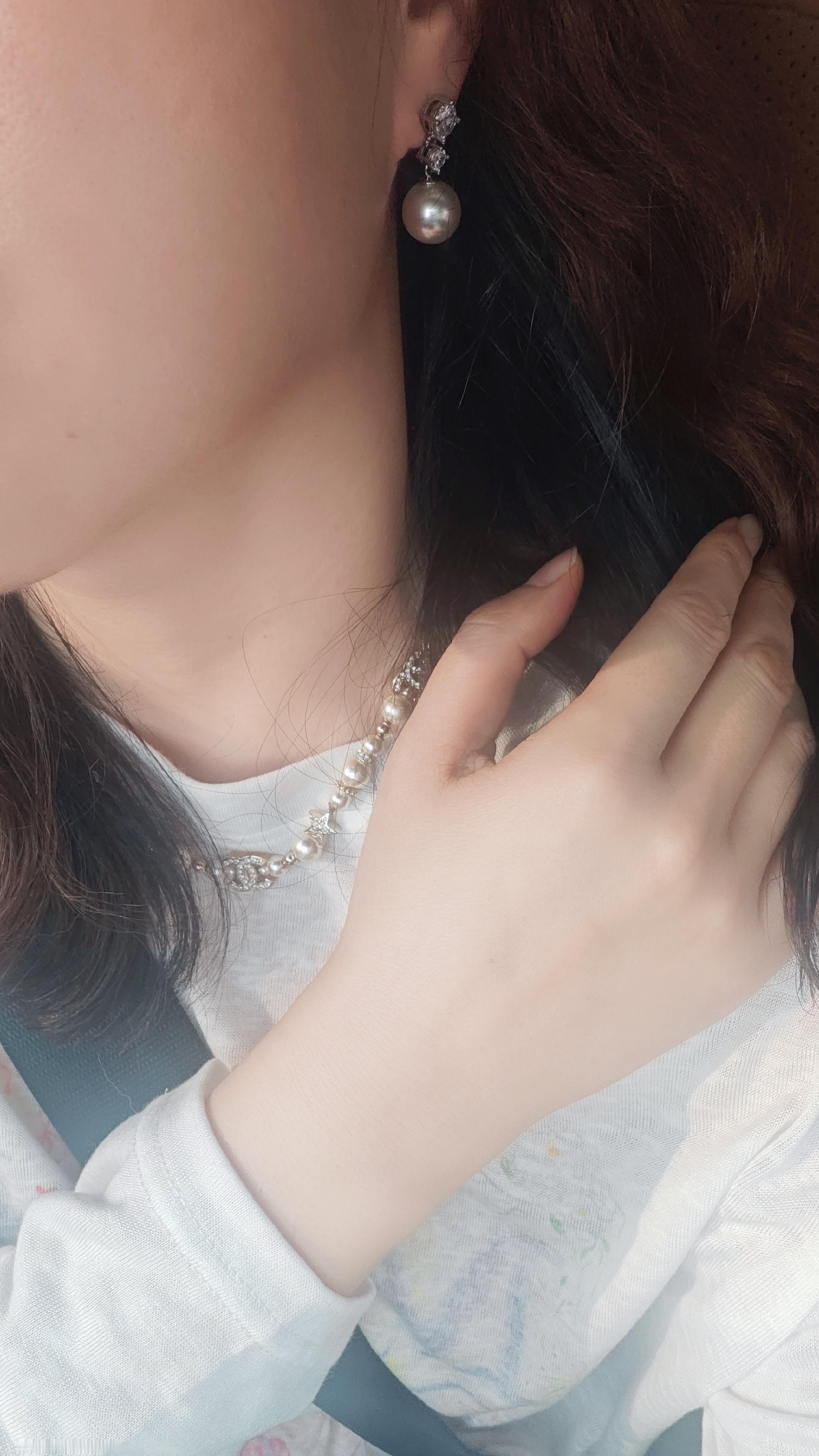 珍珠显温柔心头好香奈儿项链