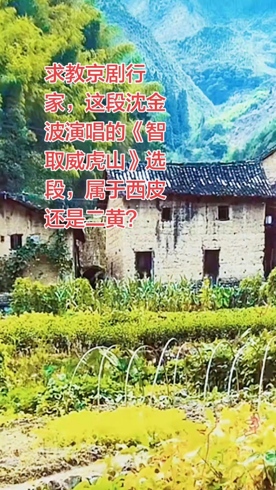 请教京剧行家，这段沈金波演唱的《智取威虎山》，属于西皮还是二黄？京剧老生 弘扬京