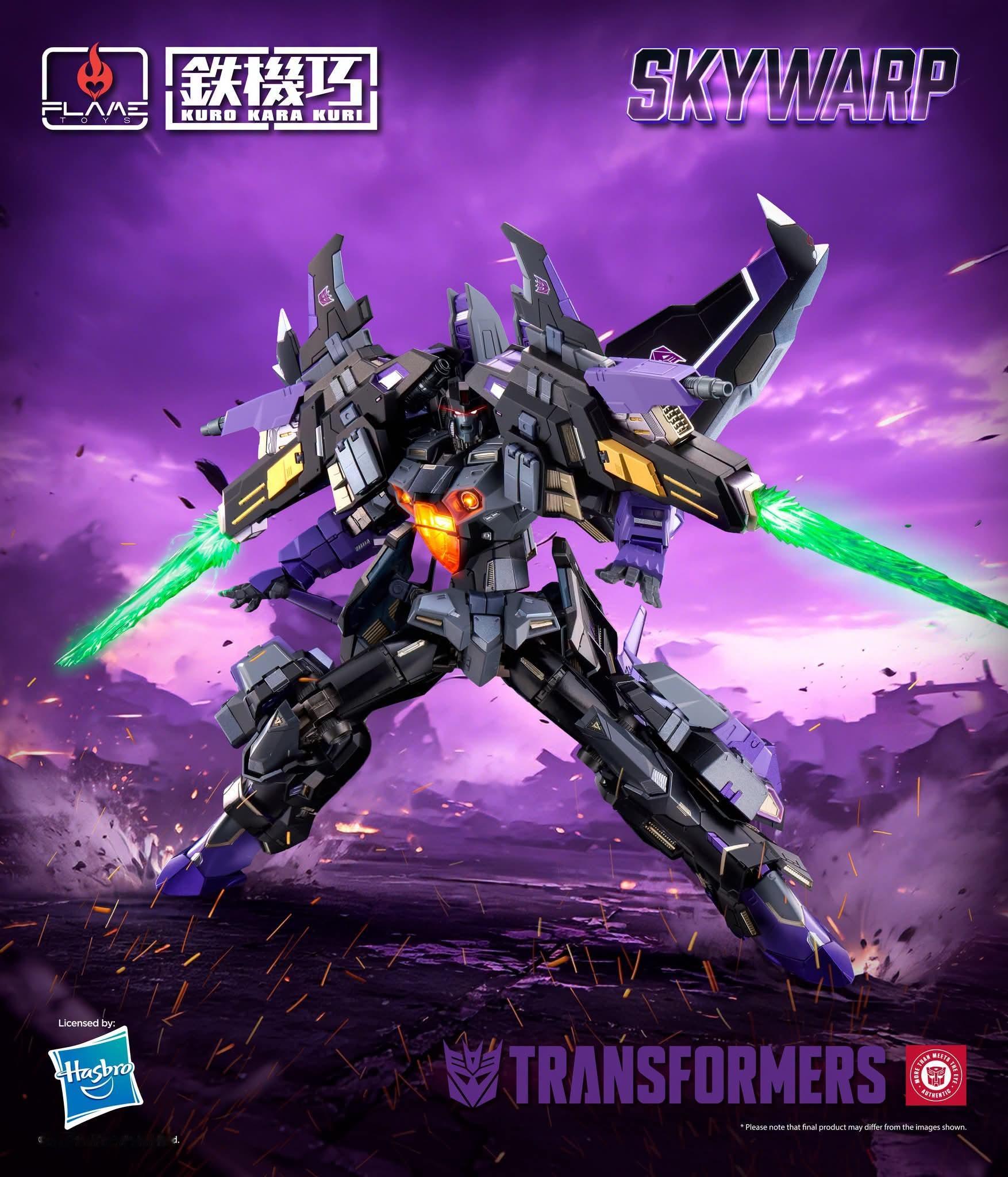 FLAMETOYS 发布 铁机巧 变形金刚 Skywarp 闹翻天 预告 变形金