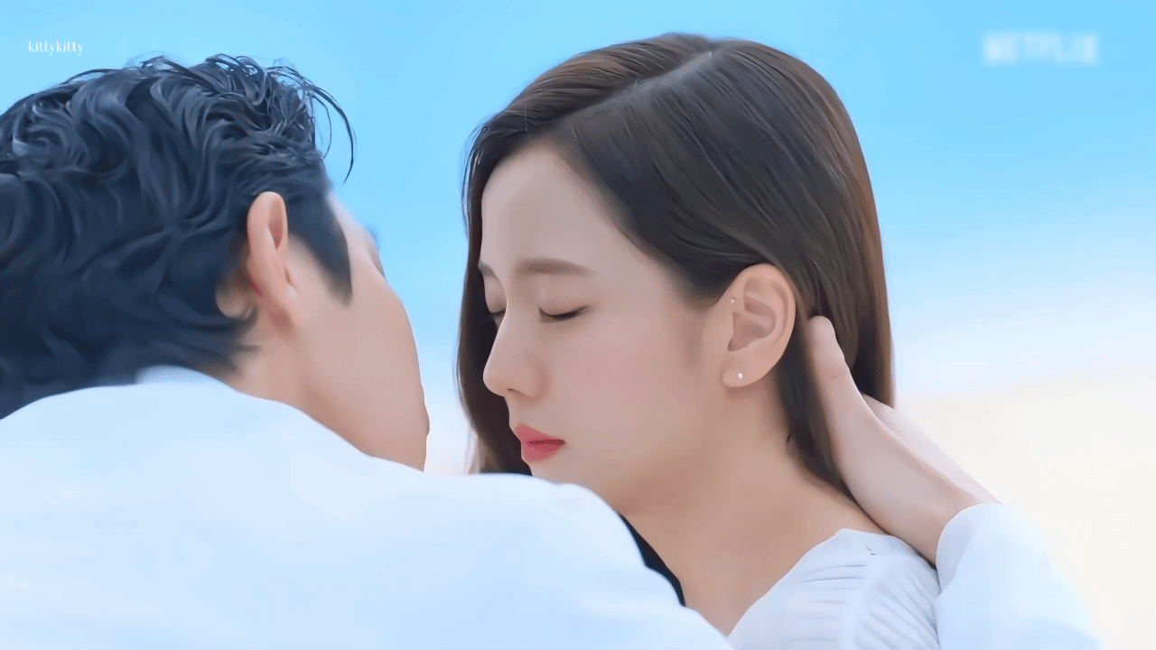 对面这个男的是李洙赫来着还是谁，放开让我来亲金智秀