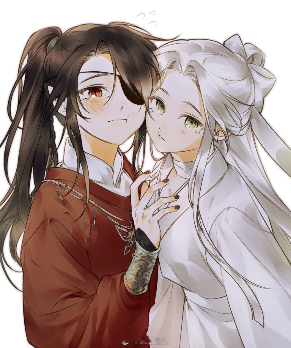 #天官赐福##花怜# 厄命和若邪好可爱啊～小版花怜[awsl]cr:e____s