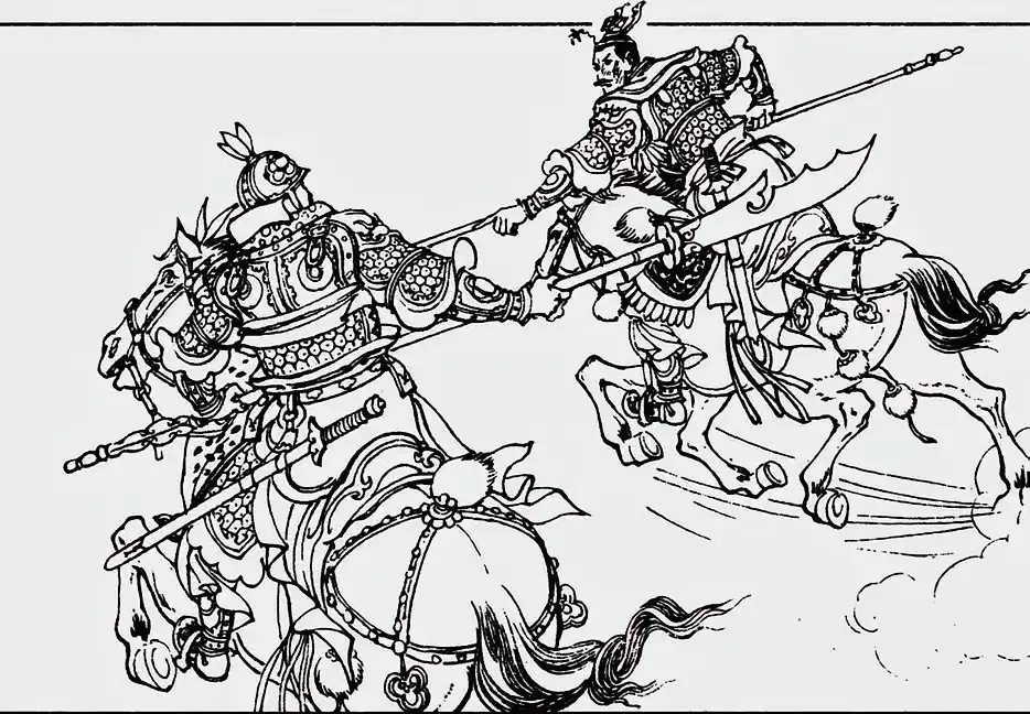 靠山王杨林摆下一字长蛇阵，瓦岗寨将大阵冲杀得七零八落。花刀大将魏文通遇...