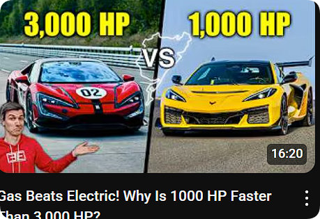 那么请问保时捷 6 分 50 秒水平的车比你美国马力几乎 小 30%-40% 的