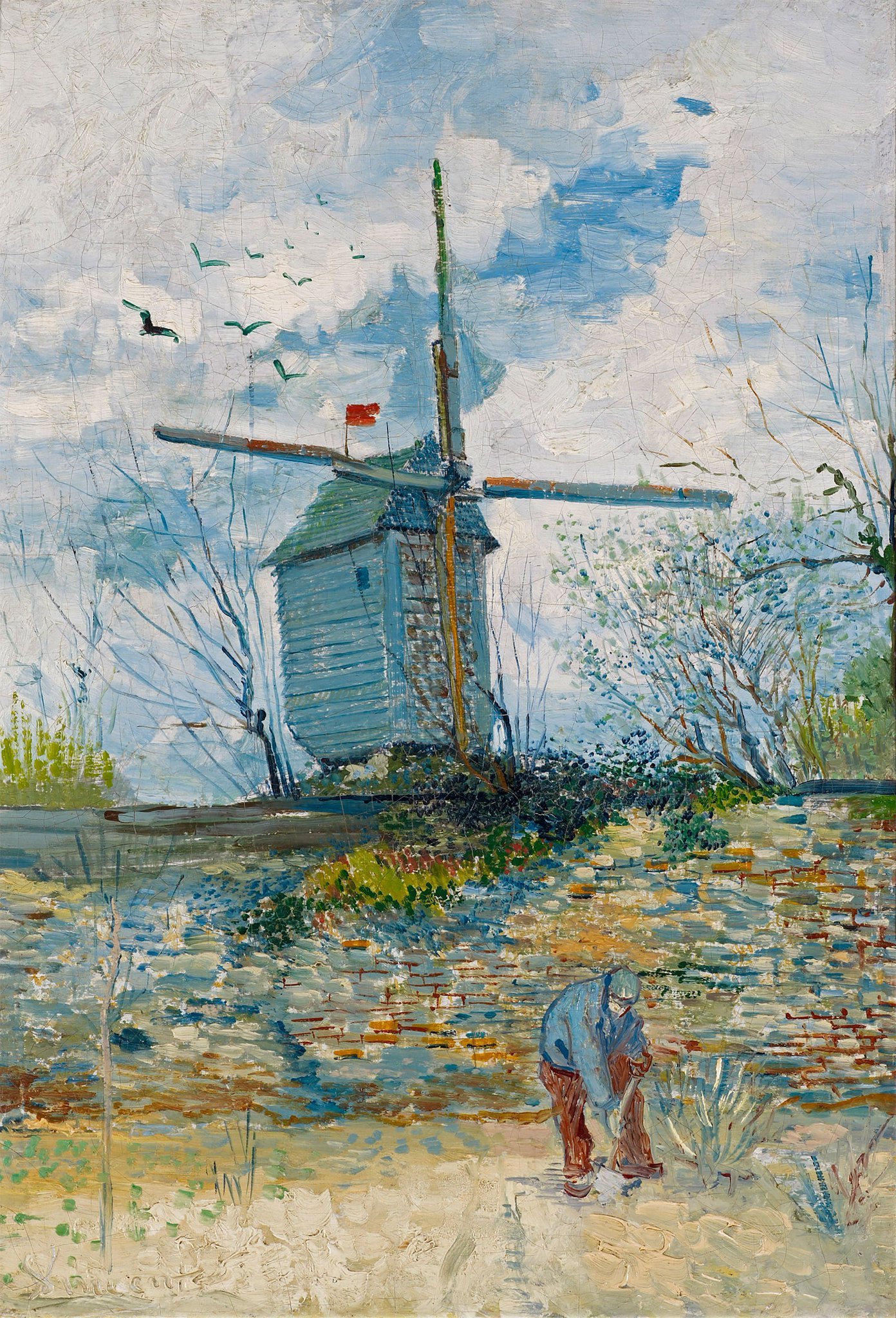 梵高 Vincent van Gogh Le Moulin de la Gale