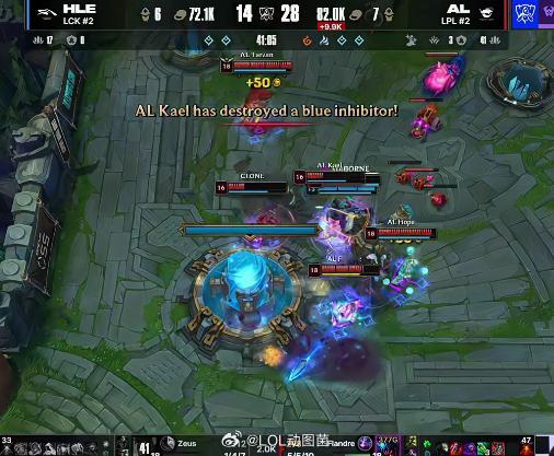 恭喜AL成功翻盘HLE，Shanks和Tarzan拯救了LPL！AL翻盘HLEA