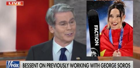 2026年2月22日，美国财长贝森特今天在接受福克斯新闻访谈时公开指责中国冬奥选