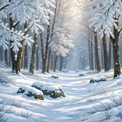 分享一张雪景图