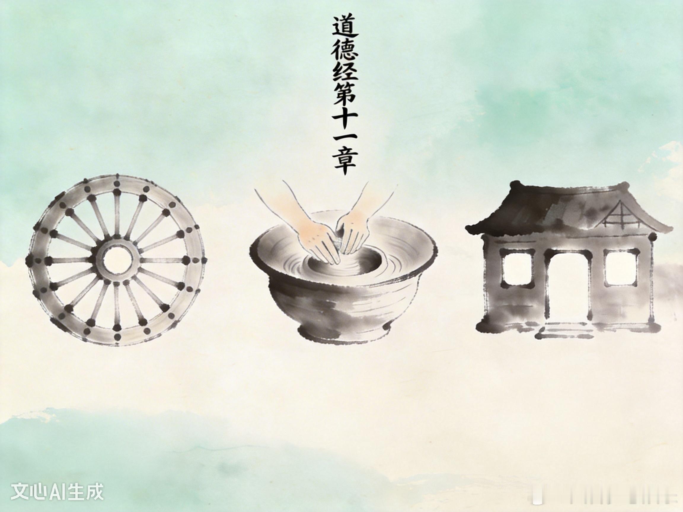 📜 原文+注音（第十一章）sān shí fú gòng yī gǔ，dāng