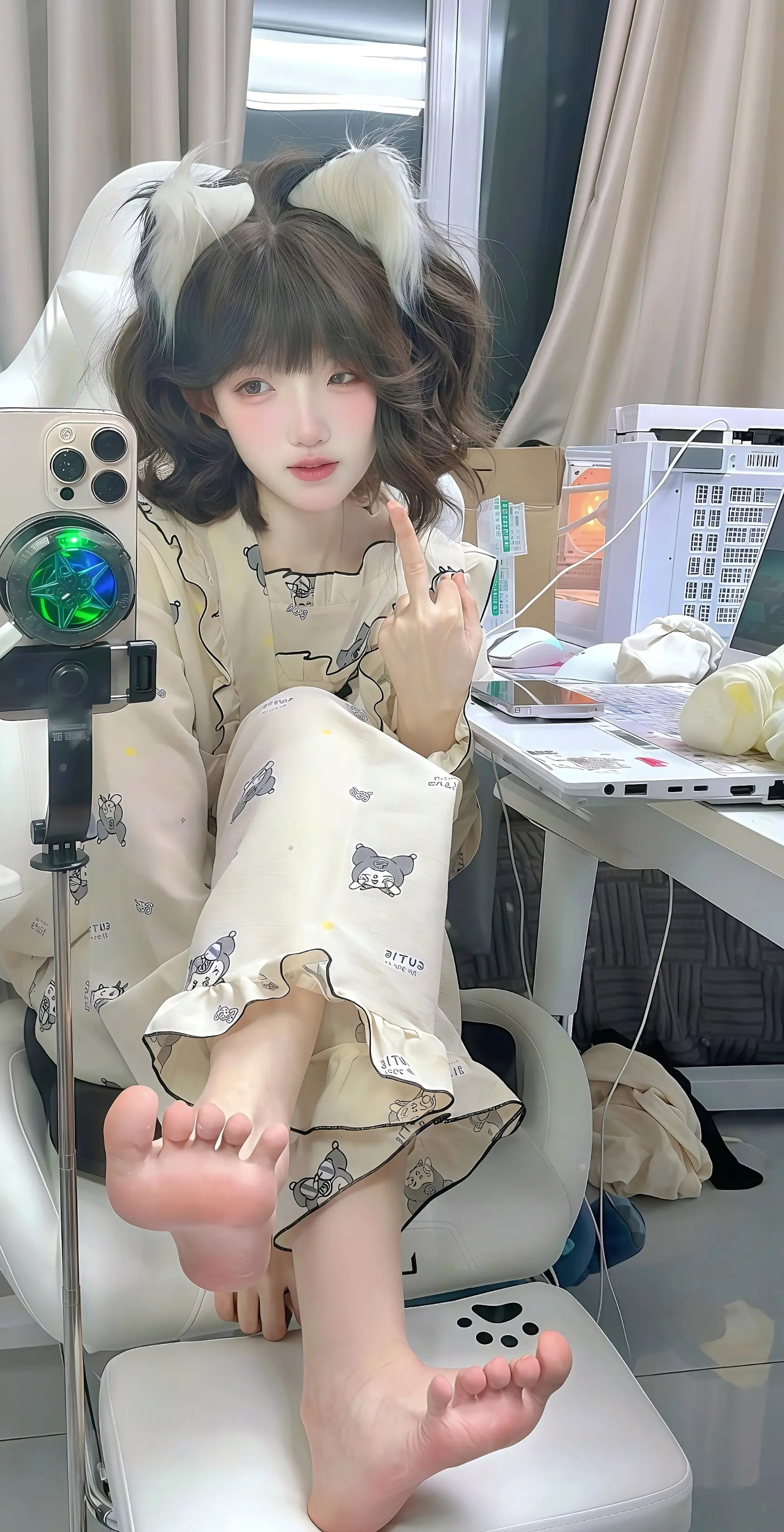 ootd穿搭 对镜拍