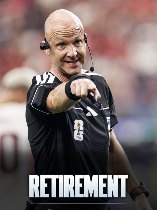 Anthony Taylor 从职业裁判生涯中退役。“这是一项巨大的荣幸”。 