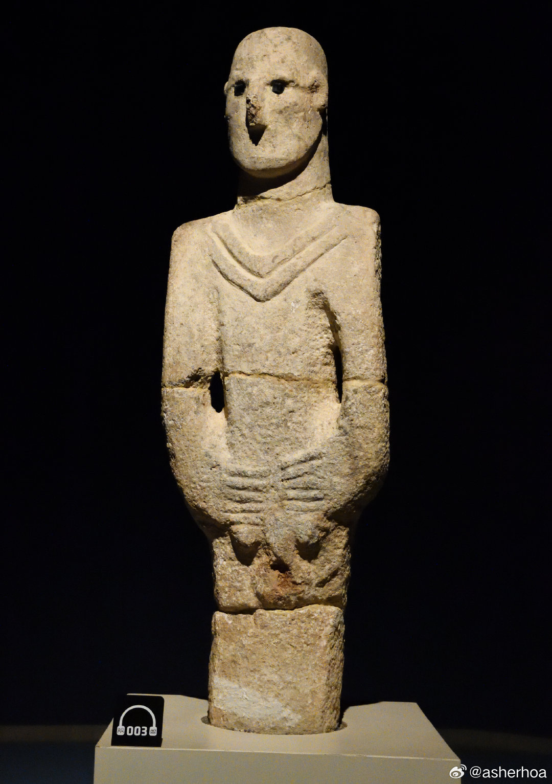 历史人物 历史知识 乌尔法人雕像（Urfa Man）1993年出土于土耳其东南部