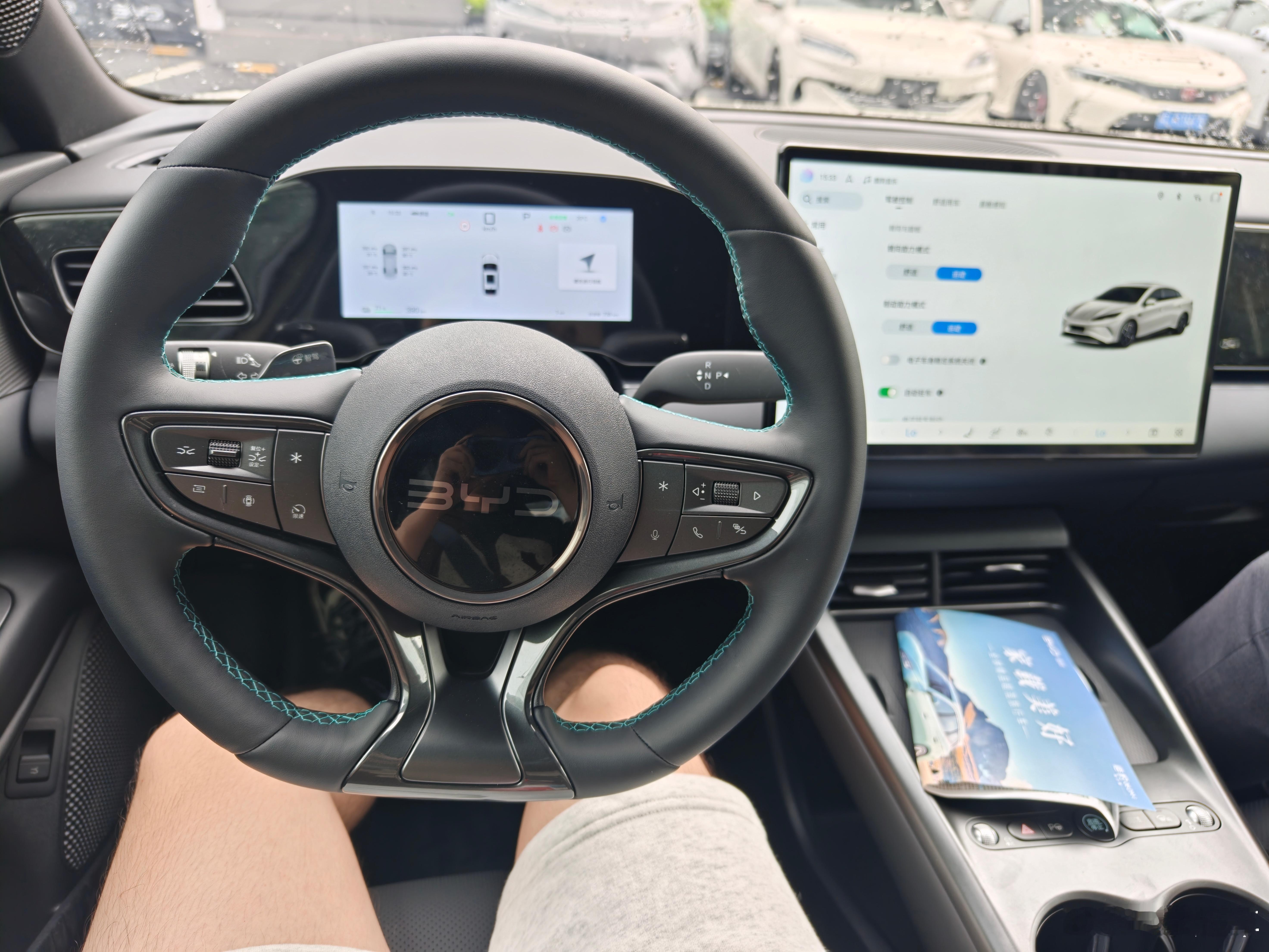 海豹06旅行没试到试了下海豹06ev，这车不知道是平台不一样的原因还是跟新一代的
