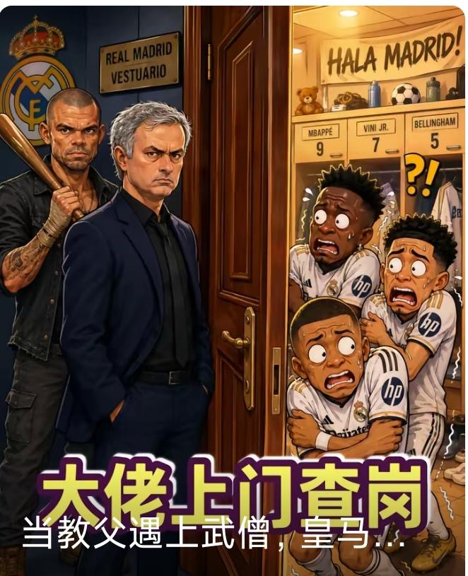 穆里尼奥回归皇马，这次长心眼儿了，带了个打手，佩佩！
我发现网友们真是太有才华了