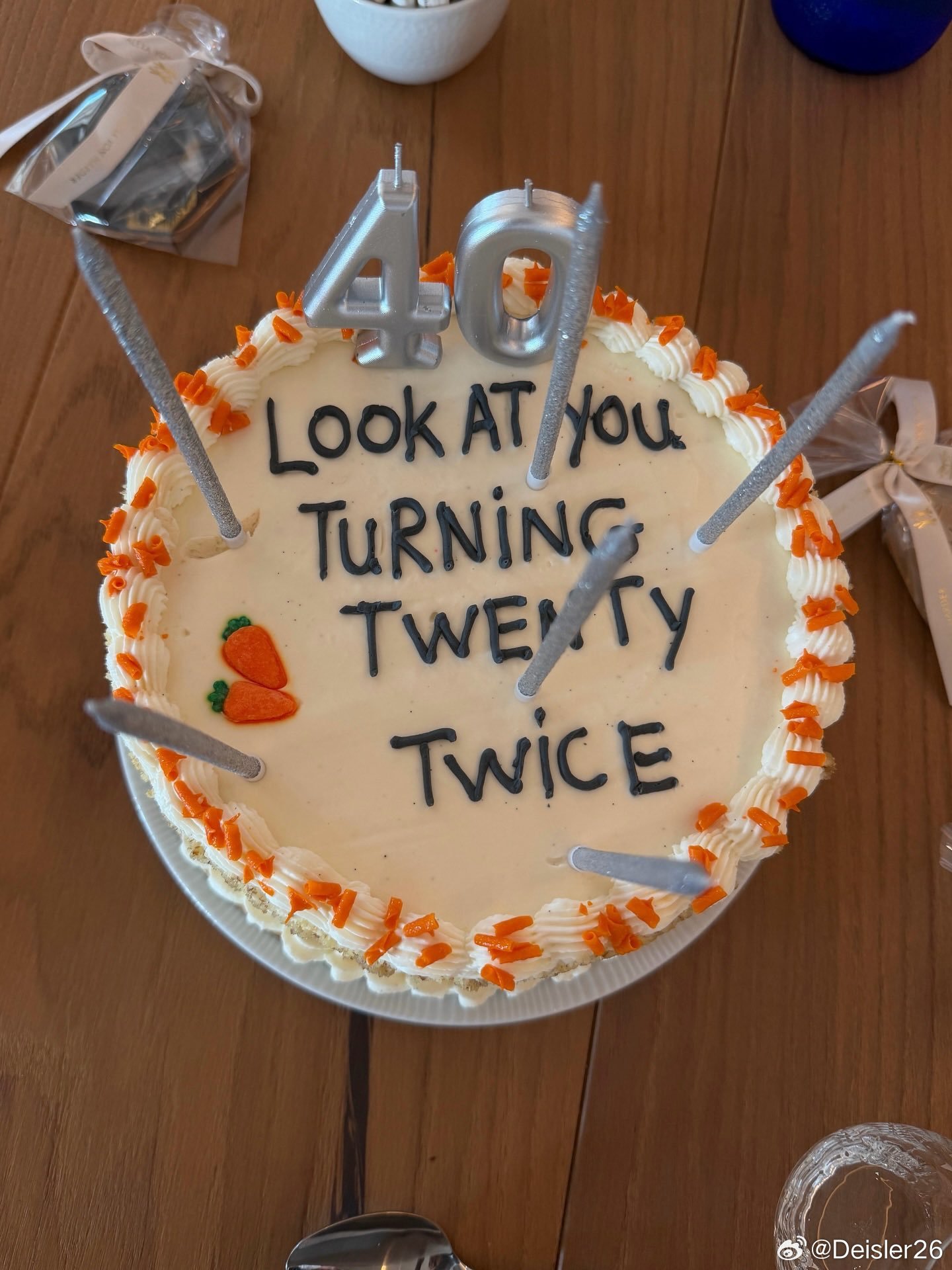 4️⃣0️⃣歲生日快樂🎂🎉❤️🤍 