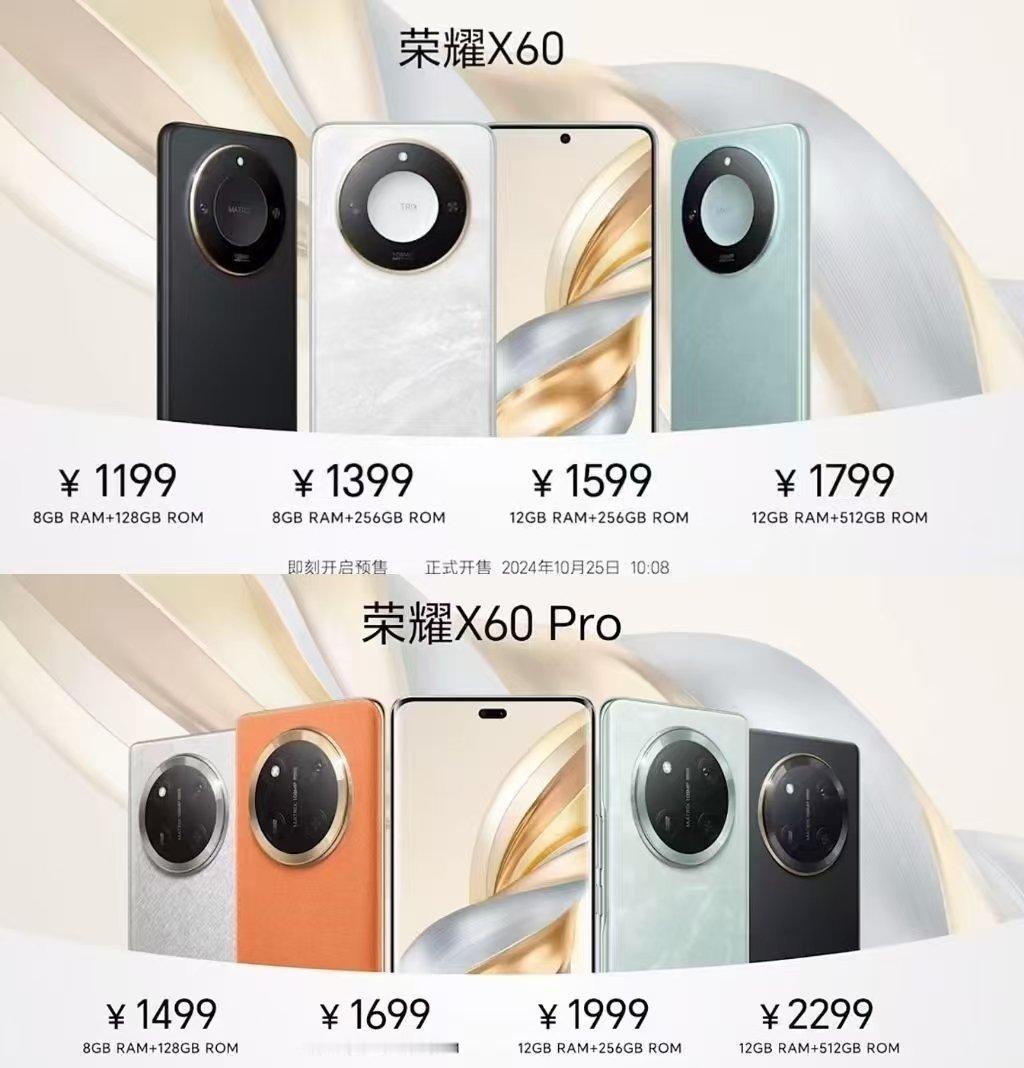 荣耀X60和X60Pro这售价不错的，大电池千元机，而且还很耐造[666] ​​