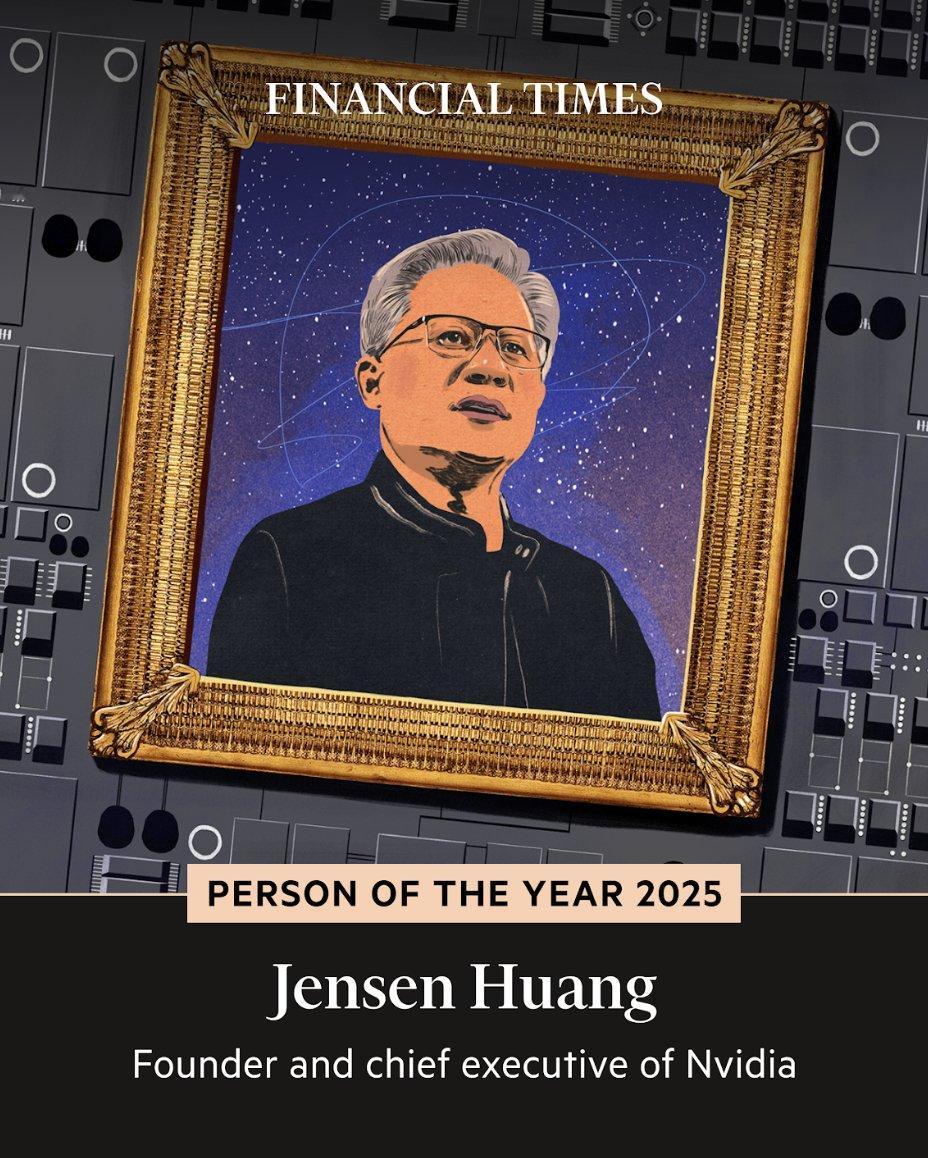 祝 NVIDIA CEO 黄仁勋荣获《金融时报》年度人物奖。

这一荣誉彰显了他