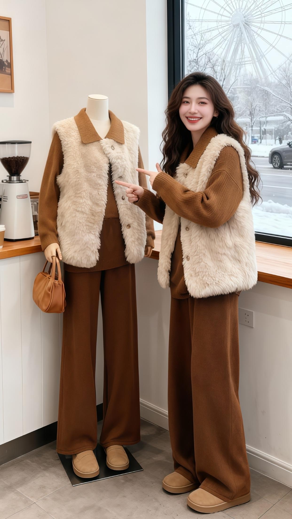 精致穿搭 慵懒风穿搭 小个子穿搭 秋冬穿搭 减龄气质