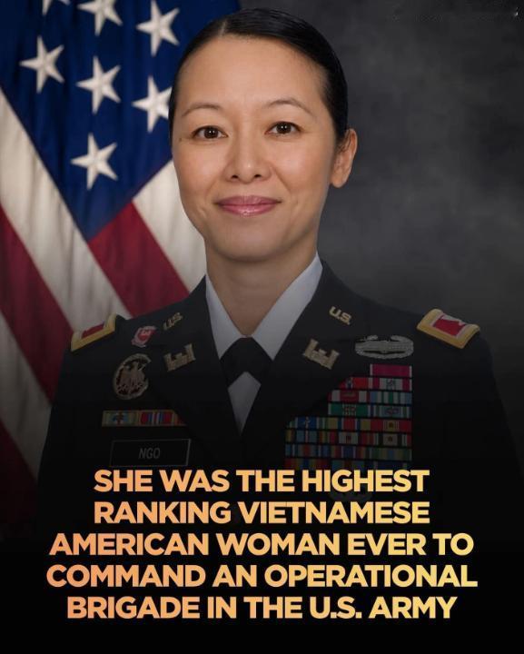 一个越南裔美军的故事：
她是美国陆军历史上军衔最高的越南裔美国女性，曾指挥过作战