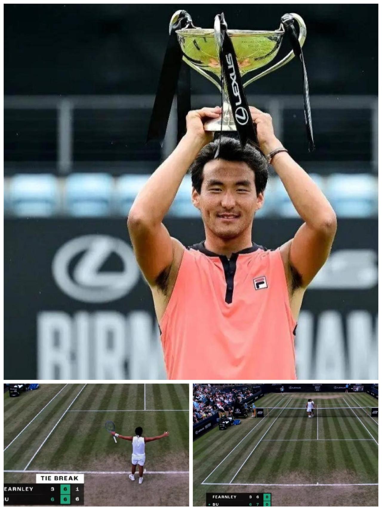 2026跟着网球🎾环游世界
     中国🇨🇳男球员布云朝克特上周刚刚捧起