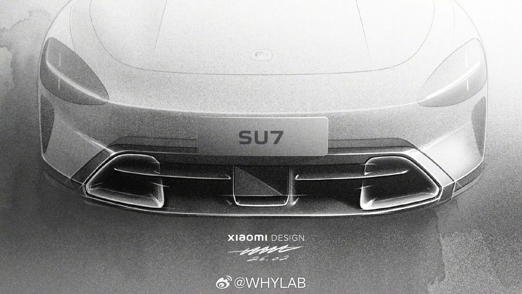 雷总公布了新一代小米 SU7 的设计师手稿，确实帅呀。 