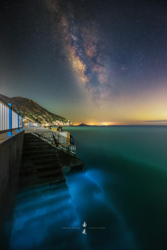 东极的荧光海银河季又来啦🌌