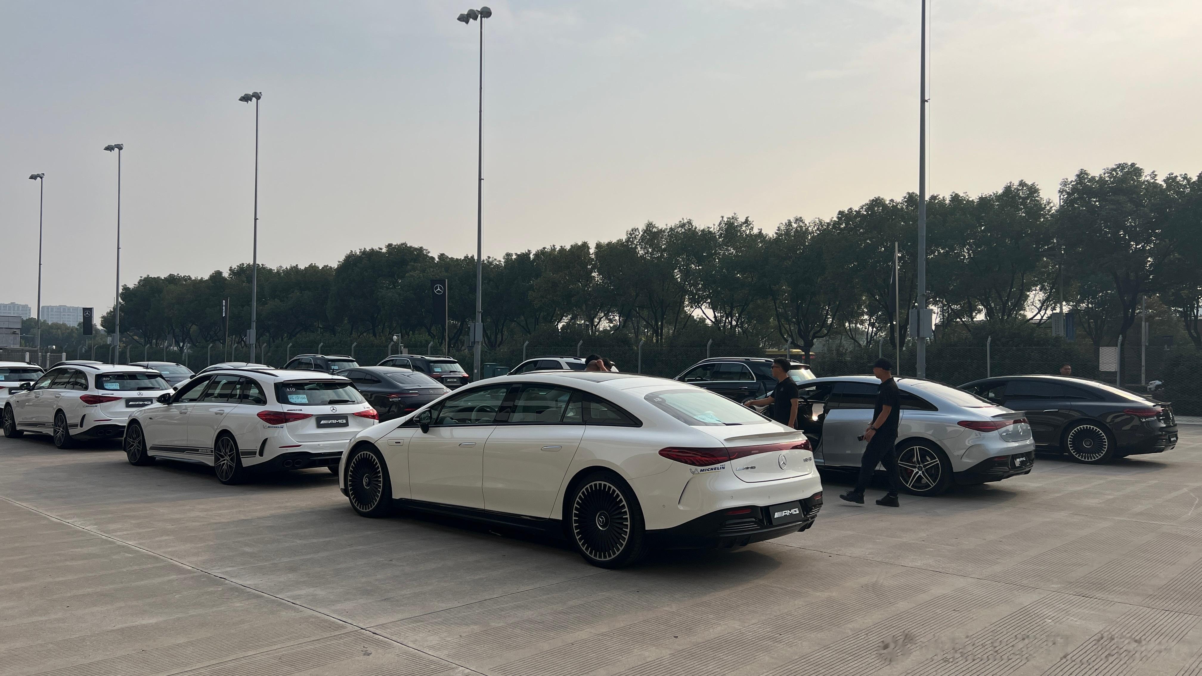 当司机的一天开始了[二哈]#我与汽车的日常##奔驰#  ​​​