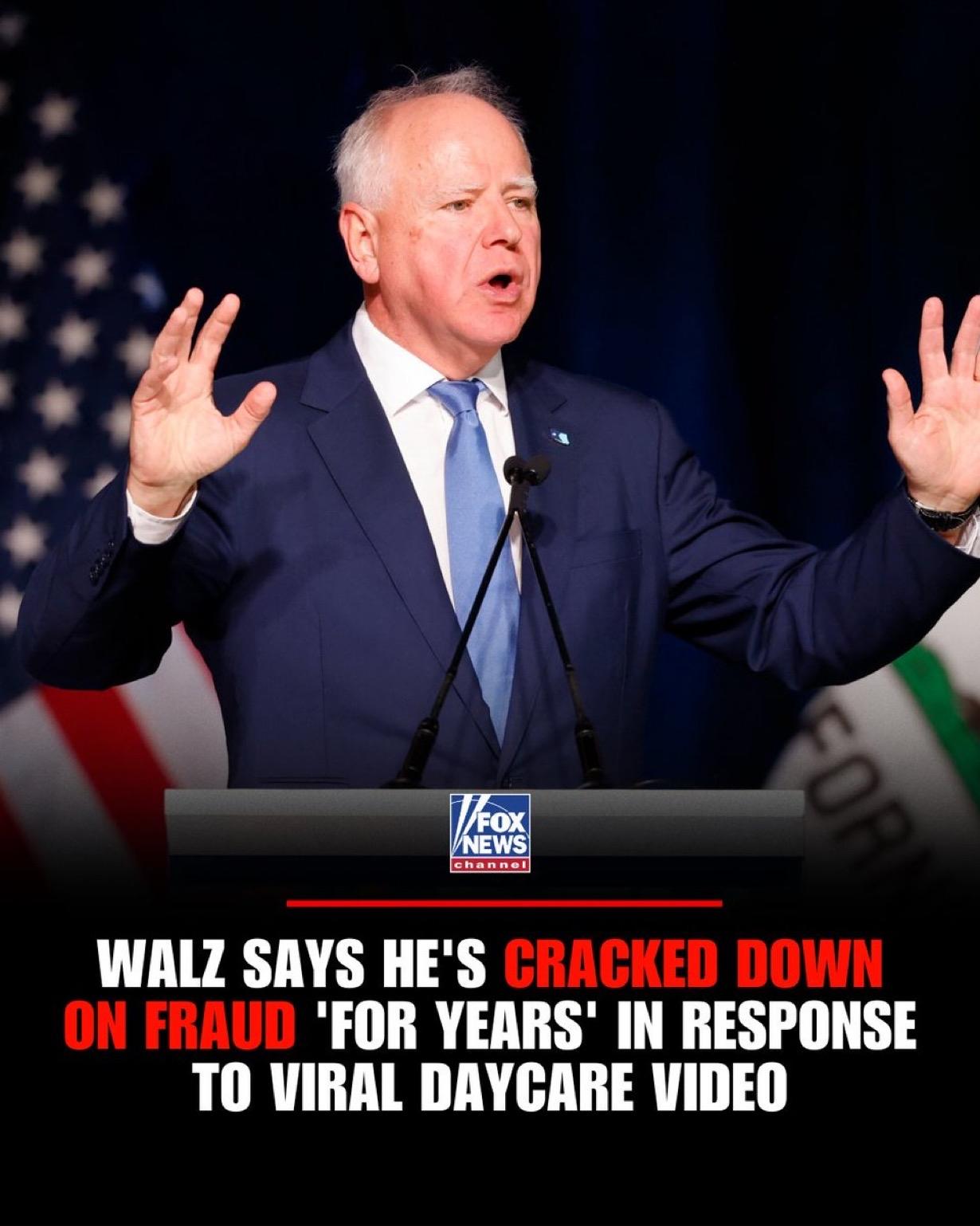 美国明尼苏达州州长蒂姆·沃尔兹的办公室表示，在独立记者尼克·雪莉拍摄的一段病毒式