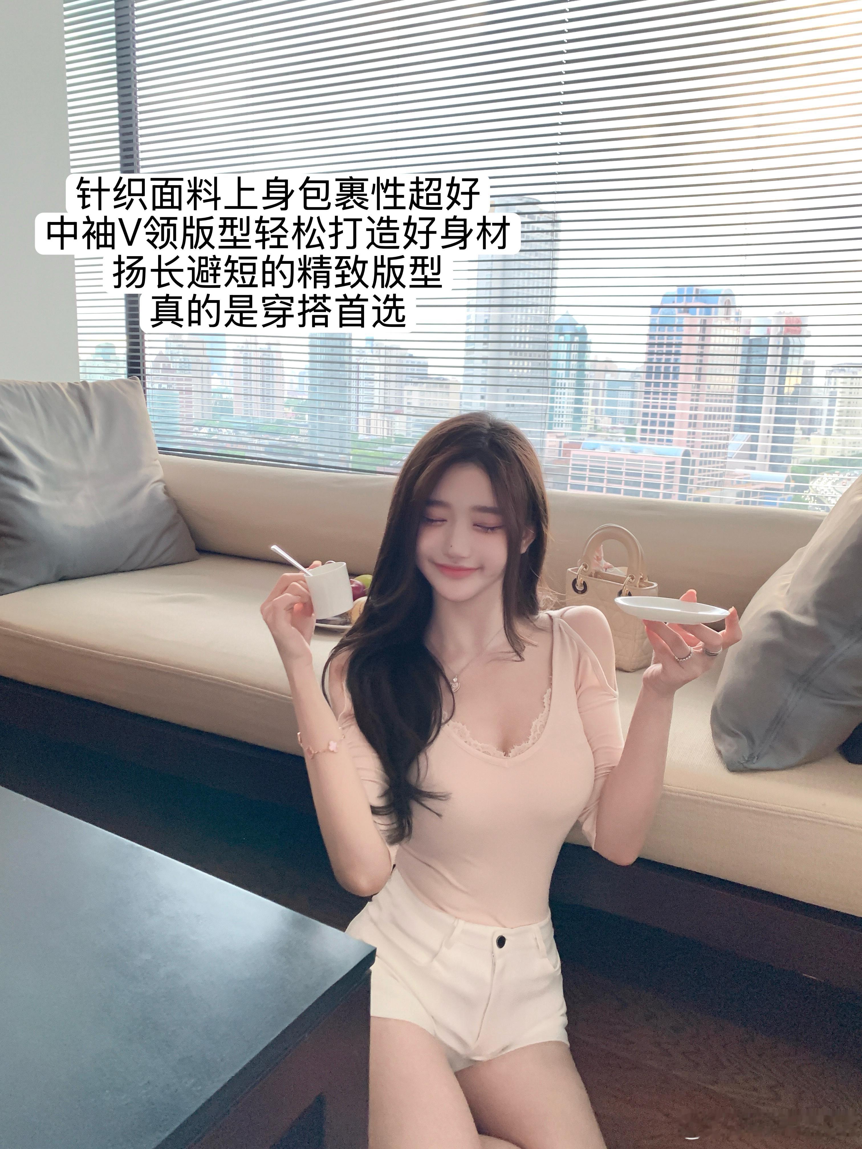 【香颂蕾丝Tee】温柔气质韩女感🦢揪只🧚 ootd生活手记‍ ​​​