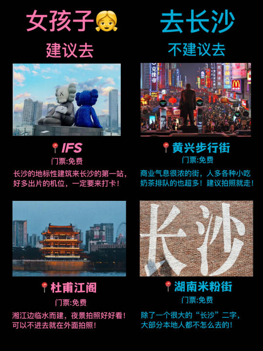 建议所有来长沙旅游的女孩子👧都看看这个……