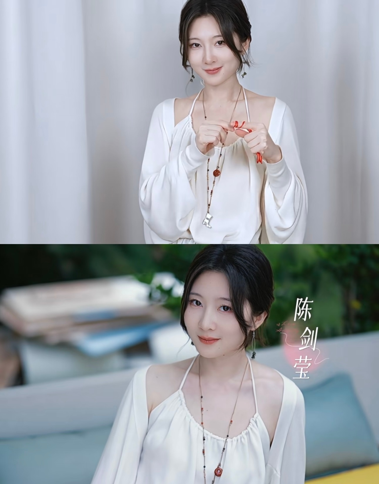陈剑莹杨幂同款恋爱观好清醒的恋爱观啊，和杨幂之前在节目中说的很像！陈剑莹说爱一个