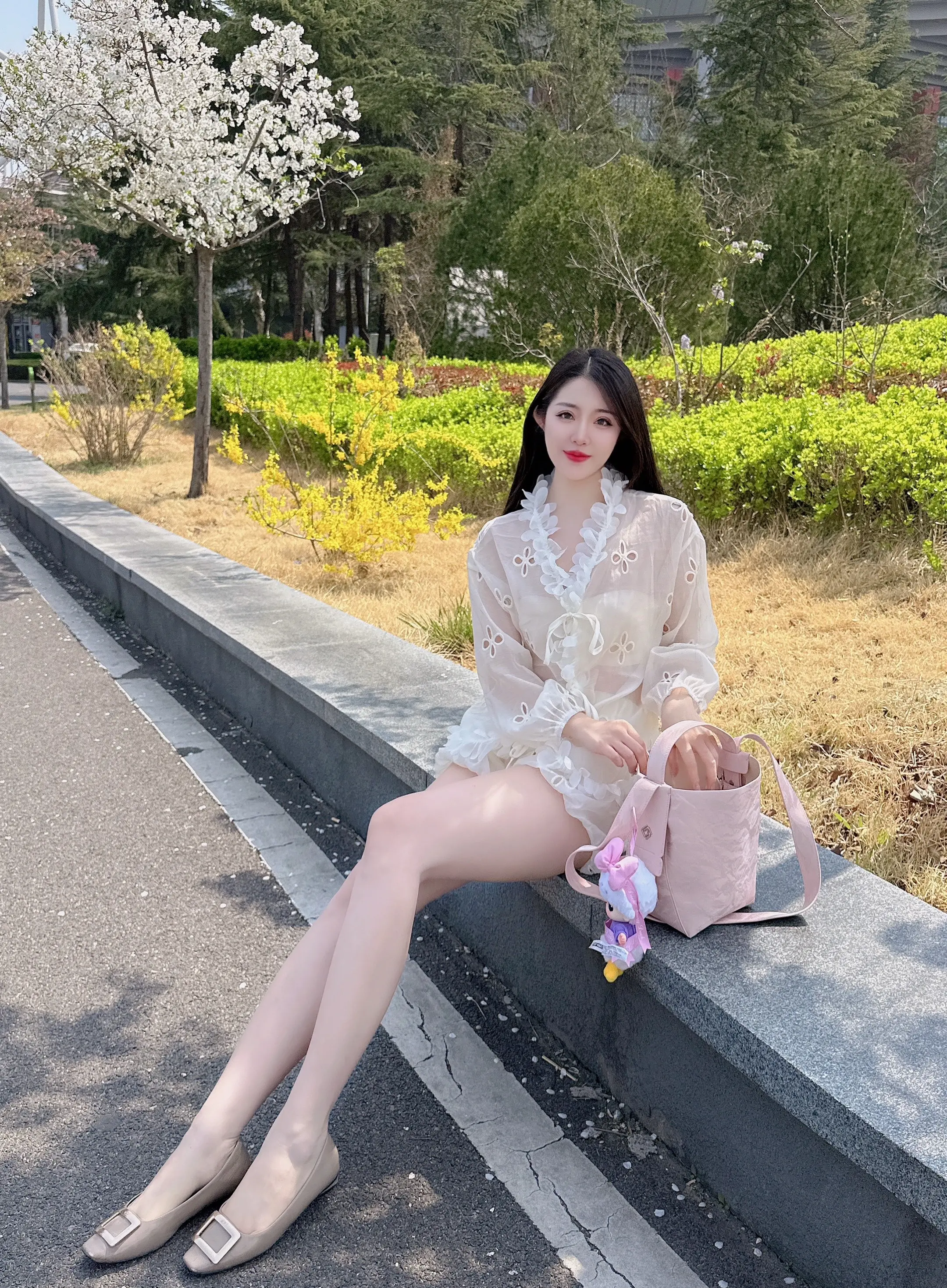 春暖花开温柔风穿搭 创作者中心 创作灵感 樱花季甜妹穿搭 樱花春日穿搭
