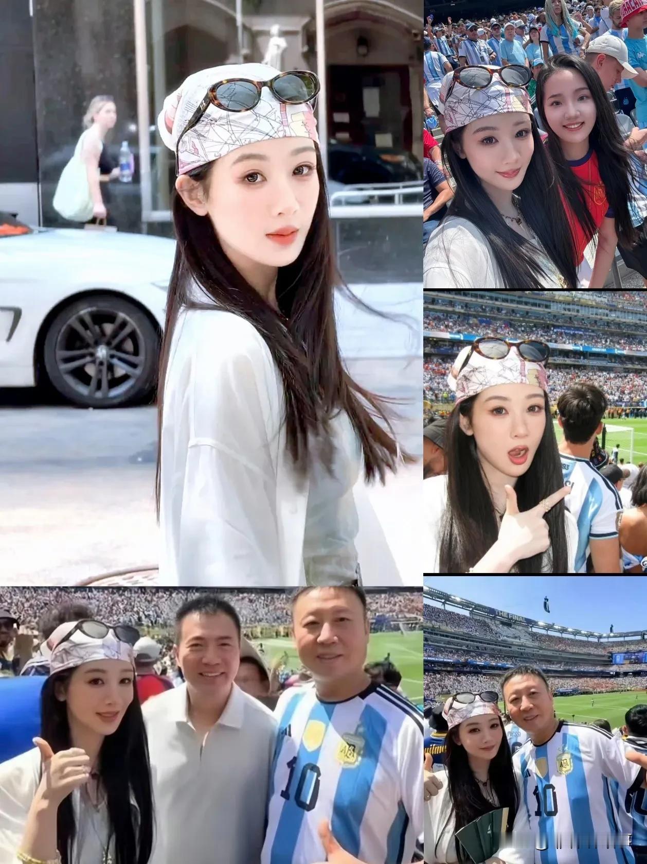 谁给杨紫做的妆造?好美! 
百变女王，活力四射，刚在纽约看完MLB棒球赛，
又和