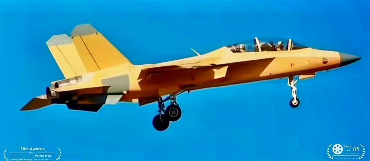 新舰载双垂尾教练/轻型战斗机侧面图 烽火问鼎计划