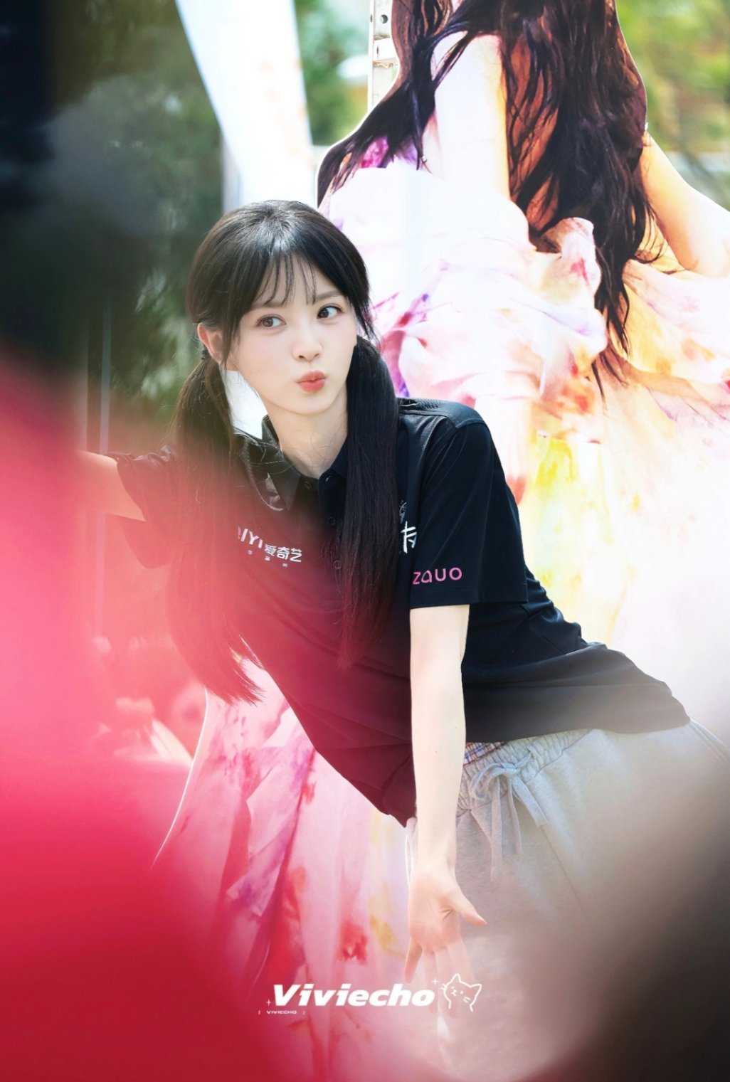 【田曦薇】萌萌小饺子田曦薇双马尾天才女友青岛开机 ​​​