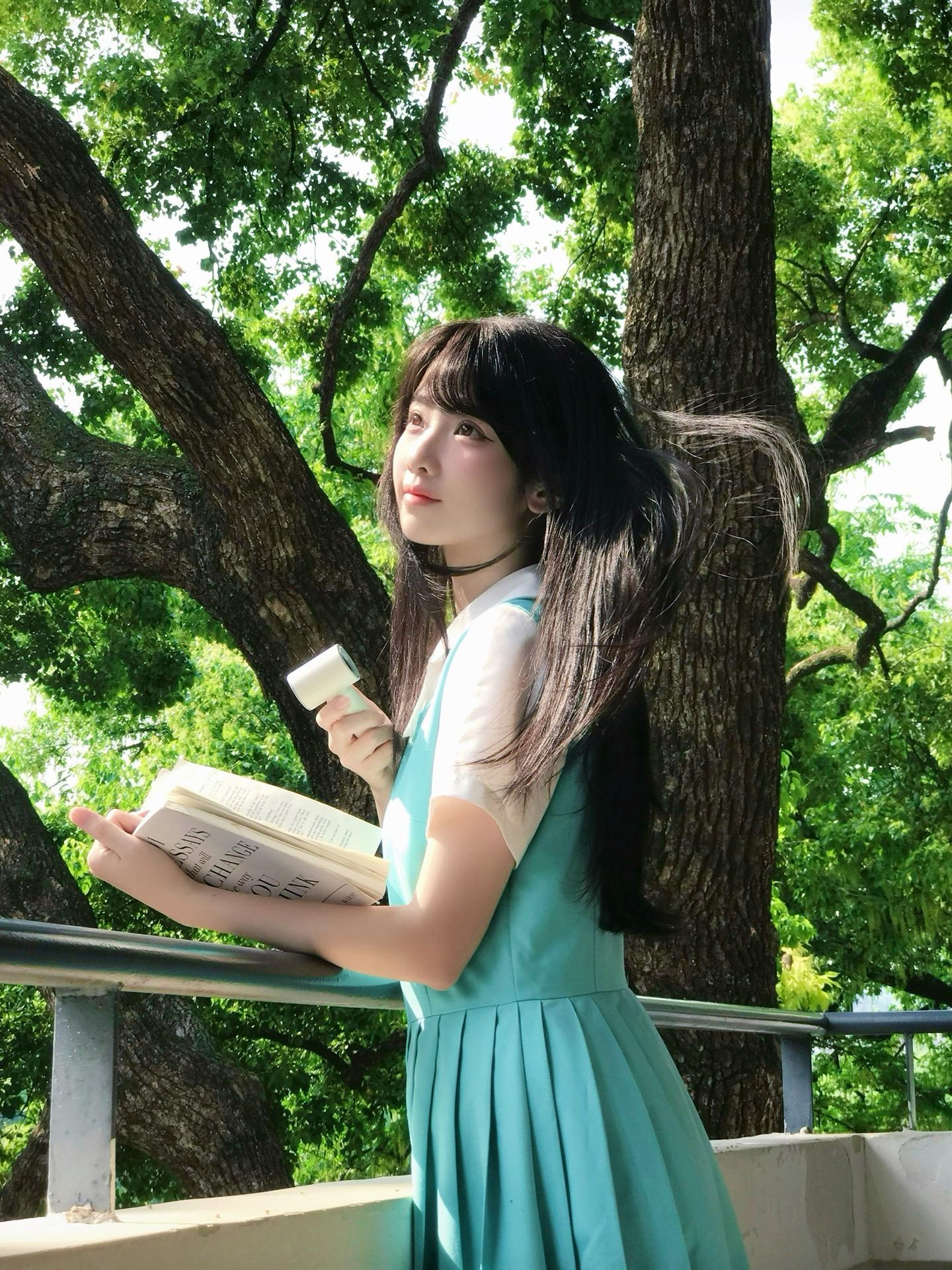 树是风盈过夏天的绿海。