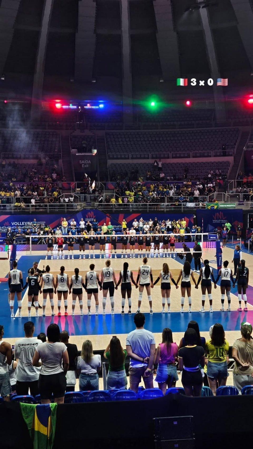 女排[超话]2025世界女排联赛 巴西站🇮🇹3X0🇺🇸 ​​​