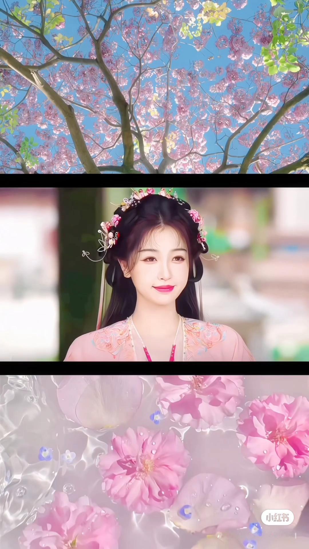 凌妙妙的春夏秋冬，这套图真的好美 ​​​