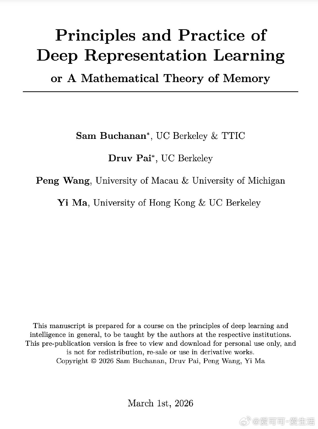 开源教课书《Principles and Practice of Deep Re