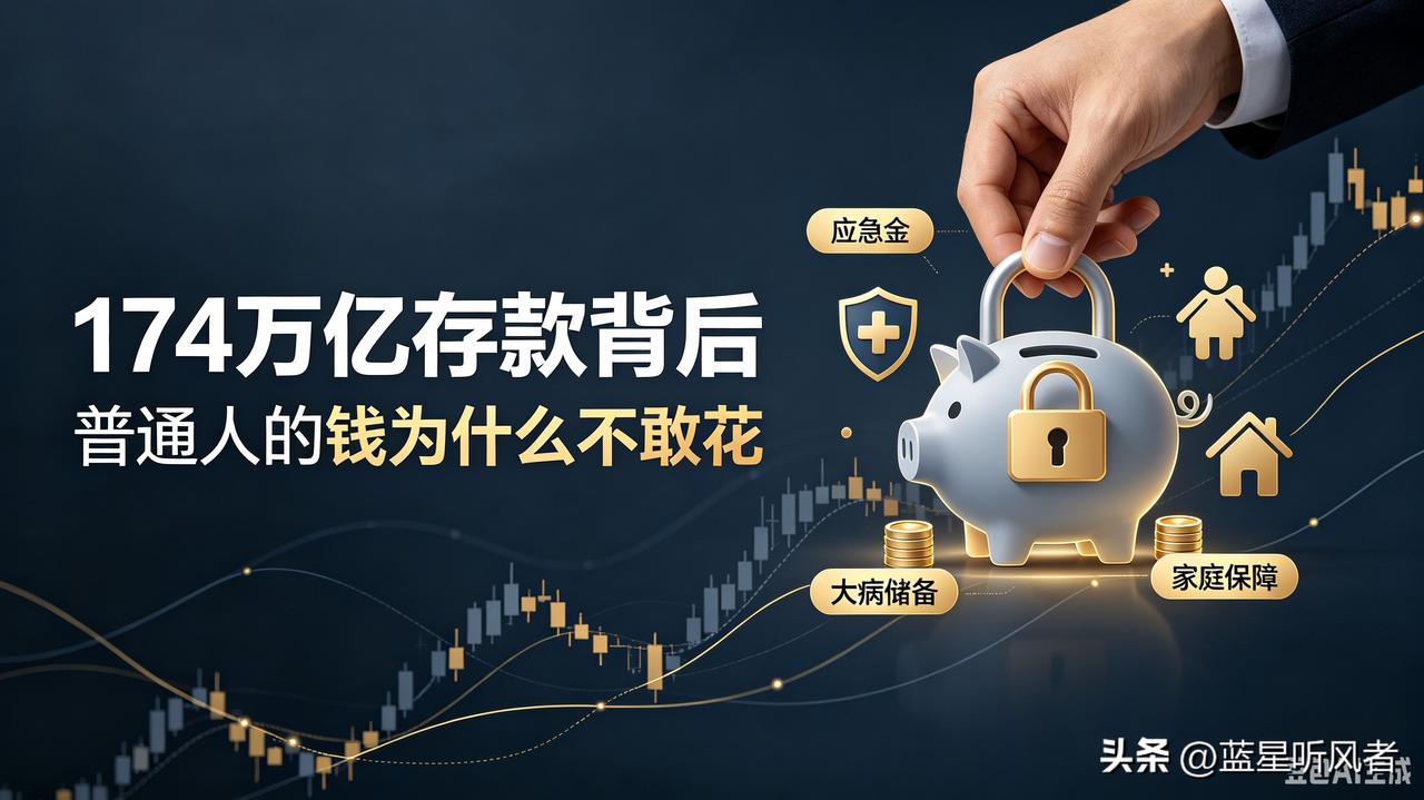 姚景源直言：别总拿174万亿存款总额说事！很多是不敢动的救命钱
 
经常能看到一
