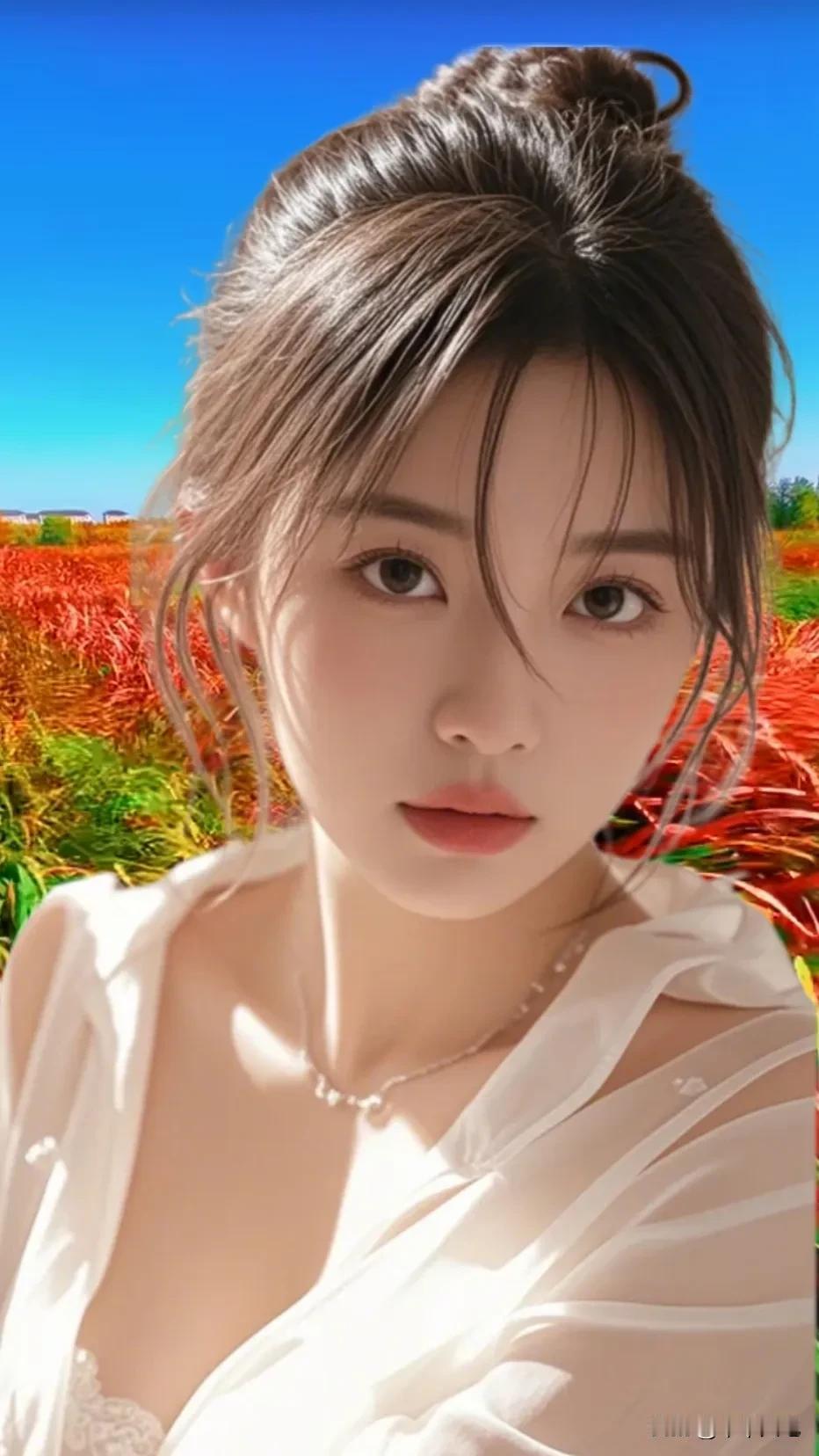 阳光与美女总是相得益彰的组合。看到阳光下的美女，就像看到一幅灵动的画卷。就像那些