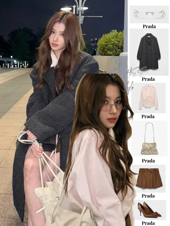 Sana｜一件人字纹大衣带我入秋🤎