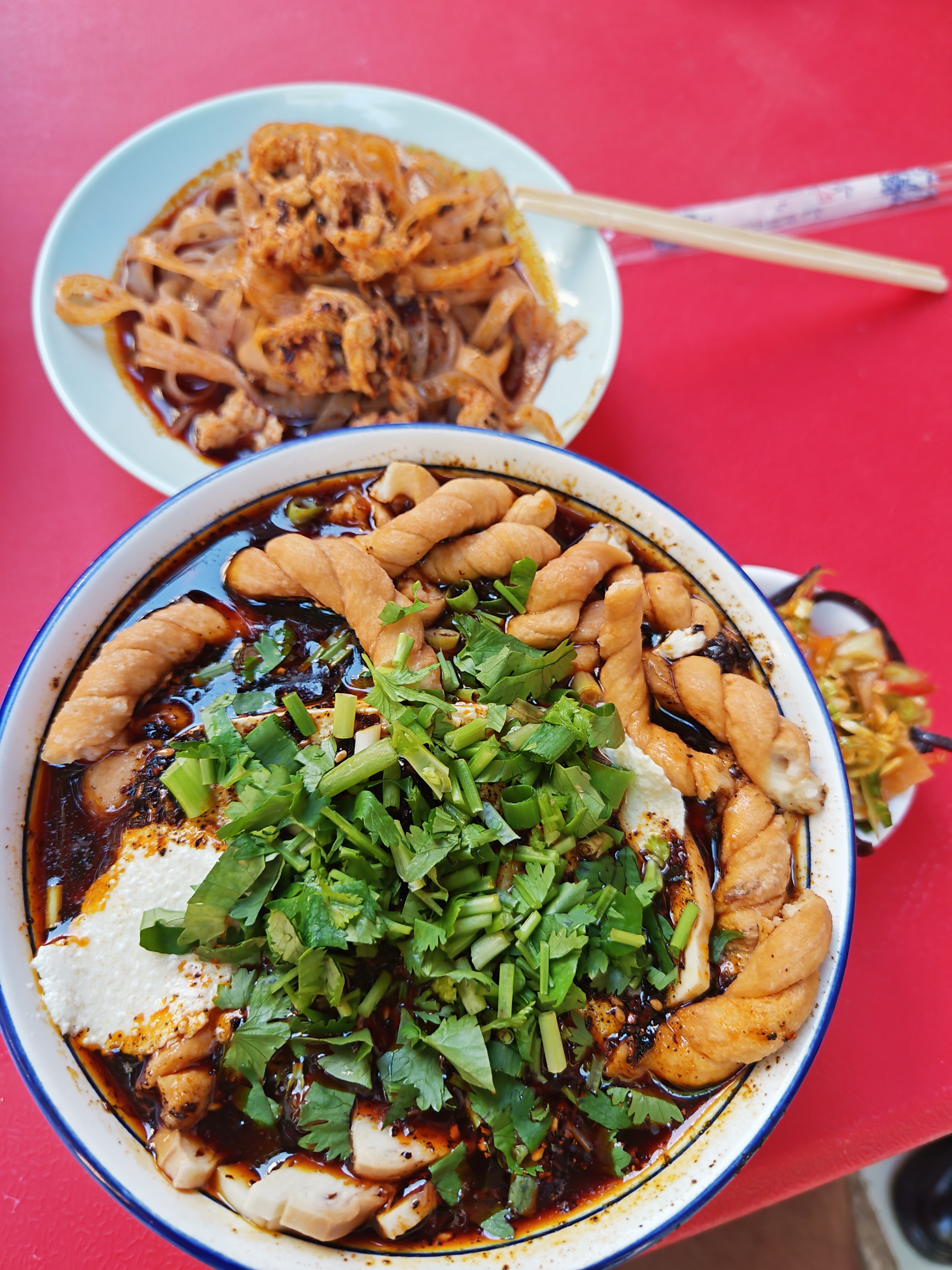 宝鸡第一餐，豆花泡馍 