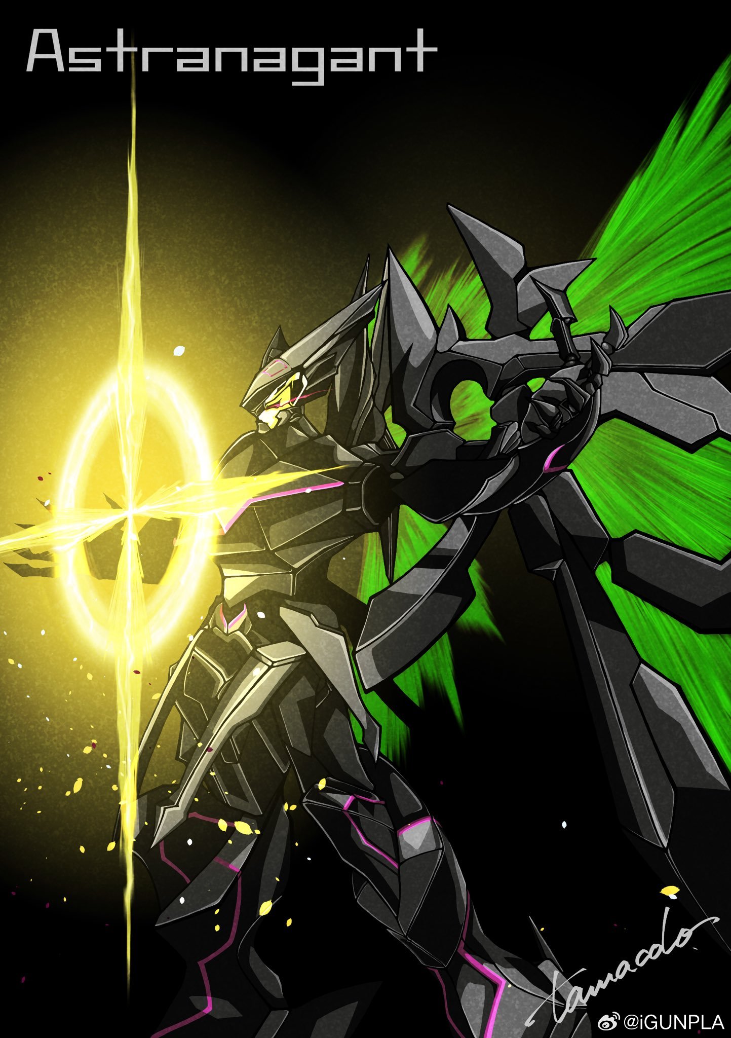 黑天使阿斯特纳钢（via たまころ）高达