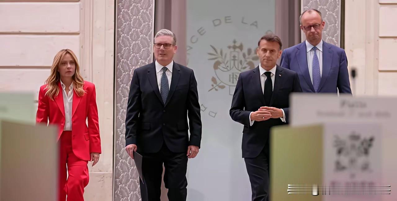 英、法、德、意四个老牌资本主义国家元首在法国相聚，霍尔木兹海峡让他们相聚，本以为