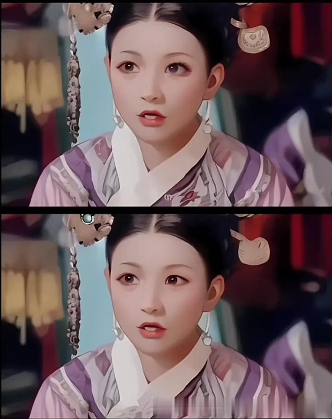 花容月貌，俏佳人
考眼力
细看有8处不同[灵光一闪]