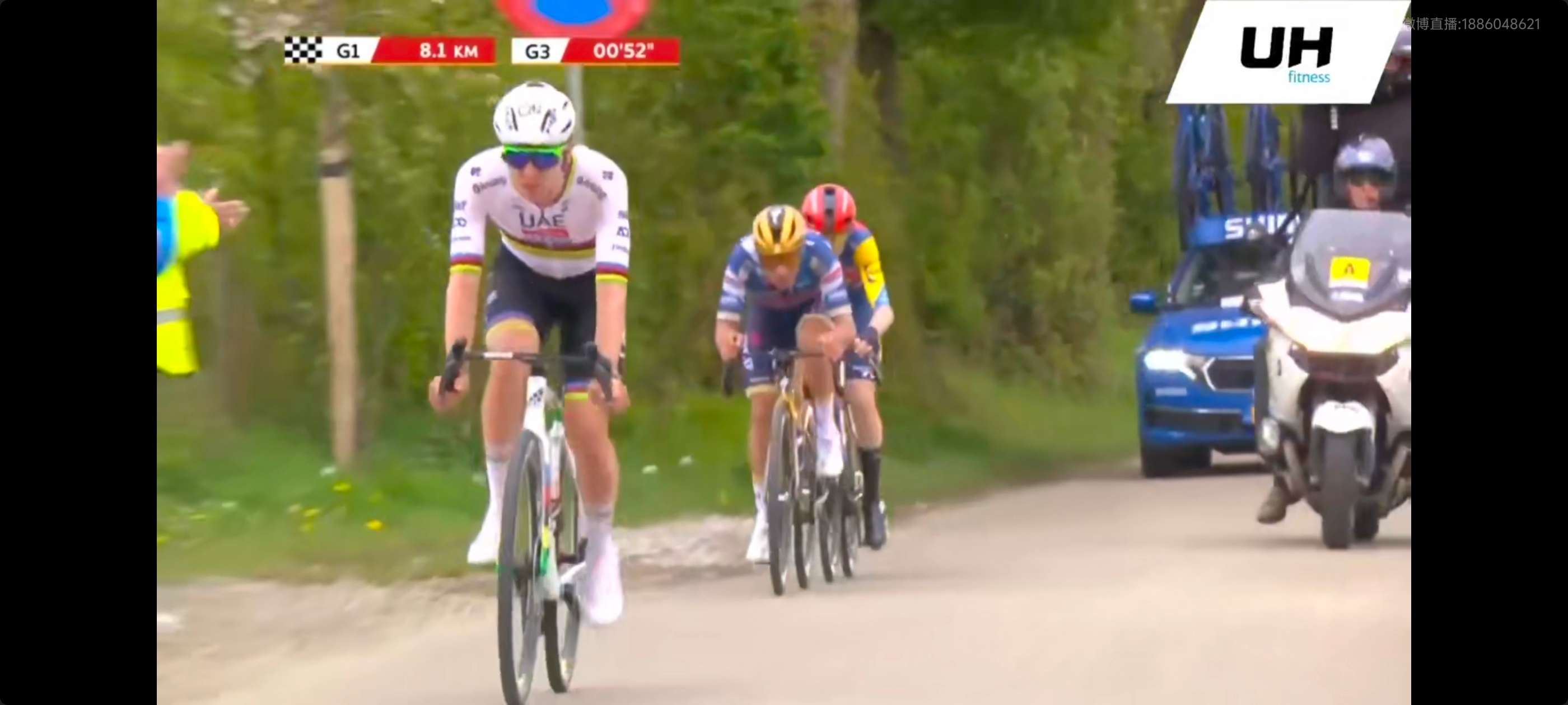 追上了！这节目效果，堪比去年环法温格高赢的那个赛段[笑cry][笑cry]骑行 